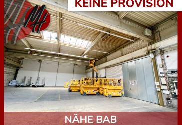 KEINE PROVISION - Lager-/Produktion (4.000 m²) & Büro (200-400 m²) zu vermieten