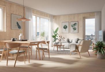 3,5-Zimmer mit Blick auf den Baakenhafen