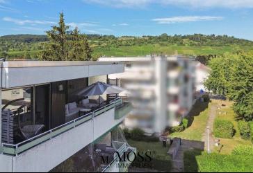 Zentrale 3-Zimmerwohnung in Weil am Rhein mit Penthouse Charakter und herrlichem Ausblick
