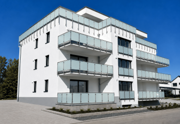 Erstbezug 2 Zimmer Whg. im 1. OG mit ca. 53 qm in Leutershausen