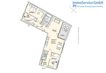 Ansprechende Wohnanlage im Nürnberg Nord: 60 stilvolle Neubau-ETW und 10 Büroeinheiten in Stadtlage!
