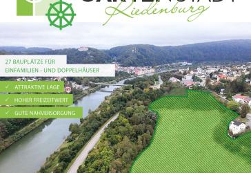 Riedenburg im Altmühltal - traumhaftes Neubaugebiet mit 27 Bauplätzen für EFH oder DH Bebauung!