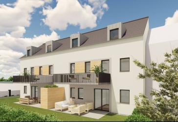BAUBEGINN ist ERFOLGT! - 2ZKB-Neubau-Eigentumswohnung, rollstuhlgerecht, barrierefreier Zugang, Aufzug, ca. 61,25 m2 Terrasse, Bezug ca. März/April 20