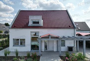 Einfamilienhaus für 4 Personen, bereits realisiertes Beispielobjekt.