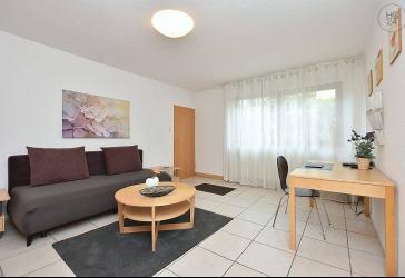Schön möblierte Wohnung mit Reinigungsservice in Stuttgart Münster