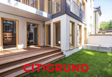 Au - Hell. Exklusiv. Energieeffizient. - Gartenterrasse in modernem Stadthaus!