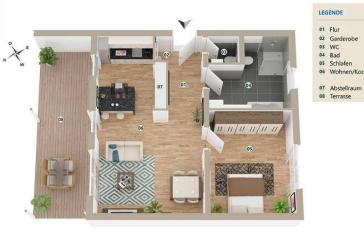 Neubauprojekt in Bernkastel-Kues - Wehlen: Wohnen auf 83,77 m² - Balkon - Garage & Erholungsfaktor