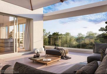 Dachterrassentraum mit 3-Zimmern und 2 Bädern in Parkausrichtung