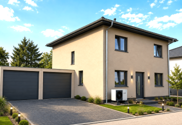 Letzte bezugsfertige Stadtvilla mit Doppelgarage in Glindenberg!