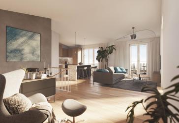 FERIEN-SPECIAL: 2-Zimmer-Erdgeschosswohnung mit Terrasse im 4. OG im Sondernutzungsrecht