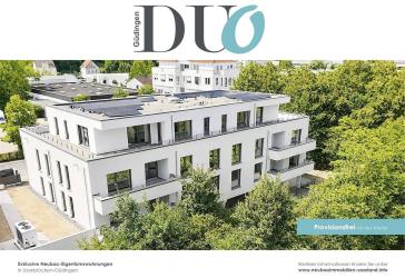 **** DUO Saarbrücken-Güdingen **** Energieeffiziente und bezugsfertige Neubau-Eigentumswohungen