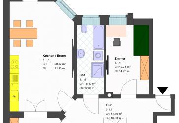 ERSTBEZUG - großzügige 4-Raum Altbauwohnung mit Veranda