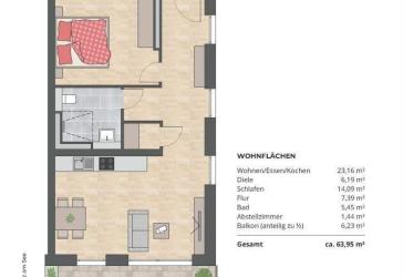 Ein Zuhause im Alter - Neubau-Seniorenwohnung! WE 2.05