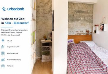 WG-Zimmer in Köln - Wohnen auf Zeit ab 1 Monat