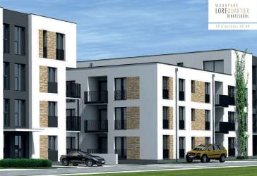 KFW 40 NH Neubau 3 Zimmer-Wg im 1. OG mit Personenaufzug