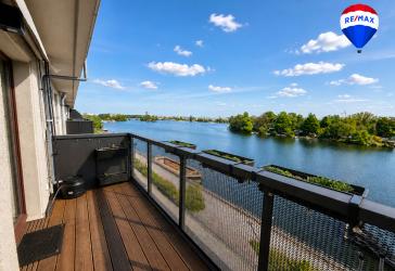 Provisionsfrei ! - Exklusive 4-Zimmer-Whg. mit Wasserblick, Balkon & Tiefgarage