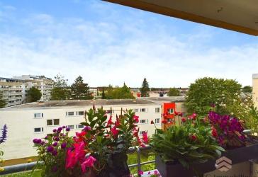 Dachgeschosswohnung mit Alpenblick