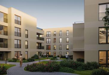 **2-Zimmer-Neubauwohnung mit Gartenanteil im Grünen-QNG Zertifiziert**
