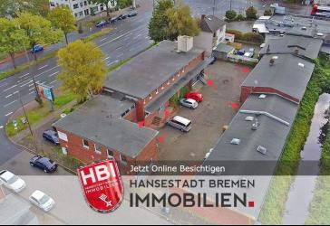 Neustadt / Zwei geräumige Gebäude: Zentrale Gewerbeeinheit mit Stellplätzen und großzügiger Zufahrt