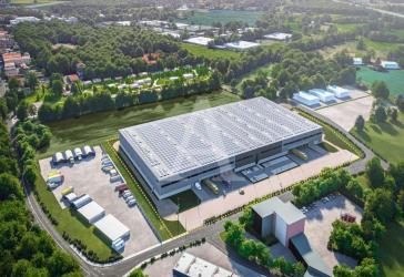 NEUBAU | LOGISTIKHALLE | 10,50 m UKB | RAMPE + EBENERDIG