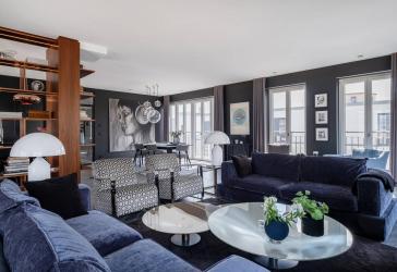 Elegantes Penthouse mit weitläufigem Blick über Berlin in facettenreicher und grüner Umgebung