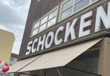 Erdgeschoss - im ehemaligen Kaufhaus SCHOCKEN Crimmitschau – ein Gebäude mit Historie und Zukunft