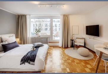 Möbliert: Modernes Design und traumhafte Dachterrasse!