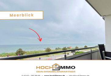 Exklusive 2-Zimmer-Ferienwohnung mit absolutem Meerblick - Nur 250 Meter zum Strand!