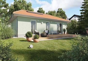 Bungalow 78 massiv gebaut, Preis inkl. Grundstück