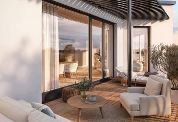 Solitär - Exklusives Penthouse auf ca. 204 m². Atemberaubende Aussichten und großzügige Terrassen.