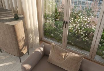 Urbaner Rückzugsort im BEAT - 2 Zimmer mit ikonischer Architektur