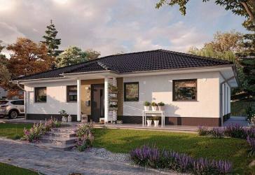 Bungalow 110 massiv gebaut, Preis inkl. Grundstück
