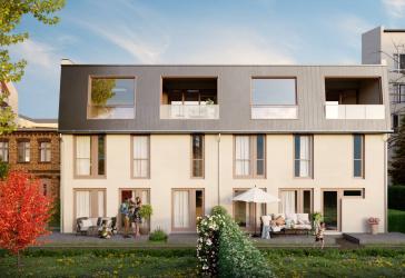 Weißensee: ERSTBEZUG im EIGENEN TOWNHOUSE - 2025: 4-Zi, 3 Etagen, TERRASSE + GARTEN