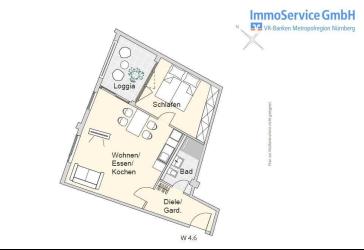 Ansprechende Wohnanlage im Nürnberg Nord: 60 stilvolle Neubau-ETW und 10 Büroeinheiten in Stadtlage!