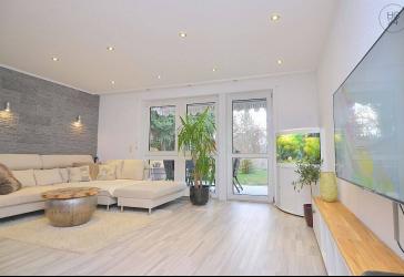 Modern möblierte 3-Zimmer-Wohnung mit WLAN, Stellplatz und Garten in Fürth