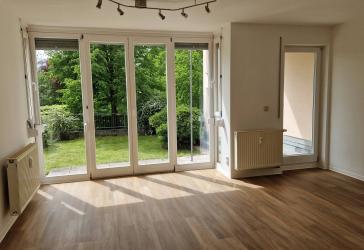 Ruhige 1-Raum-Wohnung mit Blick ins Grüne