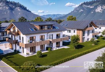 Im Paket: Neubau-Mehrfamilienhaus im Zentrum mit 24 Wohnungen, TG-Plätzen, Haus 1+2+3
