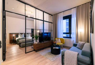 HAVENS LIVING: Kategorie Spacious, 1,5 Zimmer vollmöbliertes Apartment
