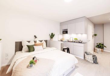 THE FIZZ Hamburg Hammerbrook - Vollmöblierte Double Apartment für Studierende