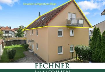 Dachgeschosswohnung in zentrumsnaher Lage des Ingolstädter Südosten inkl. TG-Stellplatz und EBK!