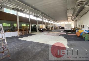 Gewerbehalle und kleines Mehrfamilienhaus in innerstädtischer Lage