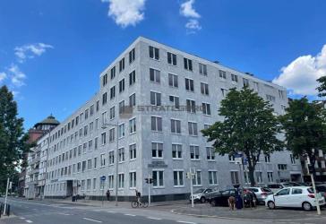 Repräsentatives Büro- und Ärztehaus am Mannheimer Wasserturm - umgeben vom Rosengarten und Arkadenbauten
