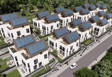 Wohn-Terrassen Rochus-Merz-Straße, 24 individuell geplante Null-Energiekosten-Häuser