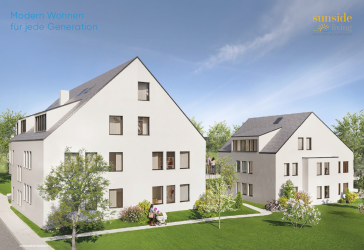 Verkaufsstart 4 Zimmer 1 OG Wohnung mit Balkon.KFW 55 Effizenzhaus A+ ; Neubau-Mehrfamilienhaus-Kindlebildstraße