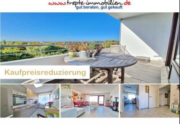 Hochwertig sanierte Sonnenloggia-Wohnung mit Traum-Aussicht !!! Wohnen an der Grenze Hamburgs !
