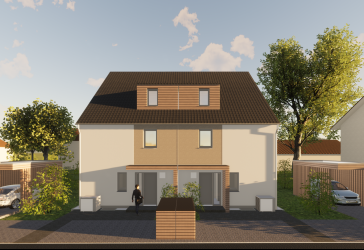 Neubau - großzügige Doppelhaushälfte mit großer Süd-Terrasse in ruhiger Lage