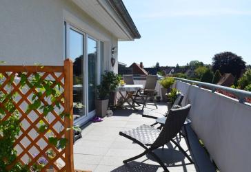 Stilvolles Wohnen in Lüneburg (Lüne-Moorfeld) - Penthouse mit Sonnendachterrasse