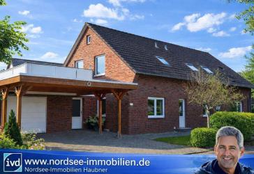 Norddeich - Haus mit schöner Dachterrasse und Garage