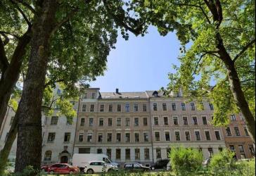 (EF1188_M) Chemnitz: Schloßchemnitz, großzügiges, neu möbliertes Apartment am Schloßpark mit Balkon und Aufzug