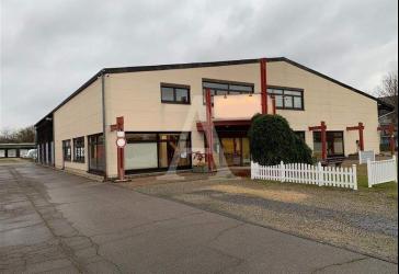 LAGERHALLE MIT AUSSTELLUNGSFLÄCHE | EBENERDIG | CA. 7,40 M UKB
